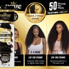 image:imageSensationnel Empire Feather Crochet Braiding Hair  Loose Crimp Human Hair for Boho Braids and Miracle Knots Pre Separated 50 strands 10 inch 1 JETBLACK2 DARKBROWN