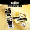 image:imageSensationnel Empire Feather Crochet Braiding Hair  Loose Crimp Human Hair for Boho Braids and Miracle Knots Pre Separated 50 strands 10 inch 1 JETBLACK27 HONEYBLONDE