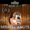 image:imageSensationnel Empire Feather Crochet Braiding Hair  Loose Crimp Human Hair for Boho Braids and Miracle Knots Pre Separated 50 strands 10 inch 1 JETBLACKS427