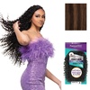 image:imageSensationnel PremToo Feather Crochet Braidinghair  Burmese Curl Human Hair Blend with Pre Separated 50 Strands for Boho Braids and Miracle Knots 14 inch 1 JETBLACKS430