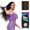 image:imageSensationnel PremToo Feather Crochet Braidinghair  Burmese Curl Human Hair Blend with Pre Separated 50 Strands for Boho Braids and Miracle Knots 14 inch 1 JETBLACKS430