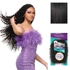 image:imageSensationnel PremToo Feather Crochet Braidinghair  Burmese Curl Human Hair Blend with Pre Separated 50 Strands for Boho Braids and Miracle Knots 14 inch 1 JETBLACK1 JETBLACK
