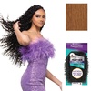 image:imageSensationnel PremToo Feather Crochet Braidinghair  Burmese Curl Human Hair Blend with Pre Separated 50 Strands for Boho Braids and Miracle Knots 14 inch 1 JETBLACK30 LIGHTAUBURN