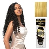 image:imageSensationnel Empire Feather Crochet Braiding Hair  Loose Crimp Human Hair for Boho Braids and Miracle Knots Pre Separated 50 strands 10 inch 1 JETBLACKS27613