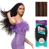 image:imageSensationnel PremToo Feather Crochet Braidinghair  Burmese Curl Human Hair Blend with Pre Separated 50 Strands for Boho Braids and Miracle Knots 14 inch 1 JETBLACKS430