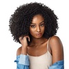 image:imageSensationnel Curls Kinksandco Half Wig  The Rule Breaker Instant Weave Drawstring Cap for Natural 3C to 4C Hair Textures 1 JETBLACK1B OFFBLACK