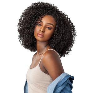 image:imageSensationnel Curls Kinksandco Half Wig  The Rule Breaker Instant Weave Drawstring Cap for Natural 3C to 4C Hair Textures 1 JETBLACK1B OFFBLACK