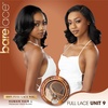 image:imageSensationnel Bare Lace Fulllace Wig  Unit 9 Human Hair Blend All Lacefrontal Glueless 180 Degree Preplucked Hairline 1 JETBLACK2 DARKBROWN