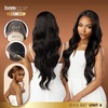 image:imageSensationnel Barelace 13X5 360 Lace Wig  Unit 4 Glueless Human Hair Blend EartoEar Deep Parting Pre Cut Hairline 1 JETBLACK1B OFFBLACK