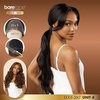 image:imageSensationnel Barelace 13X5 360 Lace Wig  Unit 4 Glueless Human Hair Blend EartoEar Deep Parting Pre Cut Hairline 1 JETBLACKMOCHABROWN