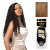 image:imageSensationnel Empire Feather Crochet Braiding Hair  Burmese Curl Human Hair for Boho Braids and Miracle Knots Pre Separated 50 strands 10 inch 1 JETBLACKS427