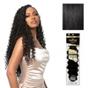 image:imageSensationnel Empire Feather Crochet Braiding Hair  Loose Deep Human Hair for Boho Braids and Miracle Knots Pre Separated 50 strands 10 inch 1 JETBLACK1 JETBLACK