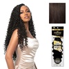 image:imageSensationnel Empire Feather Crochet Braiding Hair  Loose Deep Human Hair for Boho Braids and Miracle Knots Pre Separated 50 strands 10 inch 1 JETBLACK2 DARKBROWN