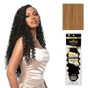 image:imageSensationnel Empire Feather Crochet Braiding Hair  Loose Deep Human Hair for Boho Braids and Miracle Knots Pre Separated 50 strands 10 inch 1 JETBLACK27 HONEYBLONDE