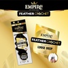 image:imageSensationnel Empire Feather Crochet Braiding Hair  Loose Deep Human Hair for Boho Braids and Miracle Knots Pre Separated 50 strands 10 inch 1 JETBLACKS27613