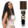 image:imageSensationnel Empire Feather Crochet Braiding Hair  Loose Deep Human Hair for Boho Braids and Miracle Knots Pre Separated 50 strands 10 inch 1 JETBLACKS430