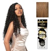image:imageSensationnel Empire Feather Crochet Braiding Hair  Loose Deep Human Hair for Boho Braids and Miracle Knots Pre Separated 50 strands 10 inch 1 JETBLACKS427