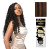 image:imageSensationnel Empire Feather Crochet Braiding Hair  Loose Deep Human Hair for Boho Braids and Miracle Knots Pre Separated 50 strands 10 inch 1 JETBLACKS430