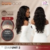 image:imageSensationnel Barelace 13x8 LaceWig  Unit 2  1 JETBLACK Lace Front Synthetic Glueless 180 Degree PrePlucked HairlineFHAUBURN