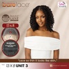 image:imageSensationnel Barelace 13x8 LaceWig  Unit 3  1 JETBLACK Lace Front Synthetic Glueless 180 Degree PrePlucked HairlineMOCHABROWN