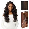 image:imageSensationnel Barelace 13x8 LaceWig  Unit 2  1 JETBLACK Lace Front Synthetic Glueless 180 Degree PrePlucked HairlineFHGOLD