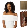 image:imageSensationnel Barelace 13x8 LaceWig  Unit 3  1 JETBLACK Lace Front Synthetic Glueless 180 Degree PrePlucked HairlineLIGHTASHBROWN