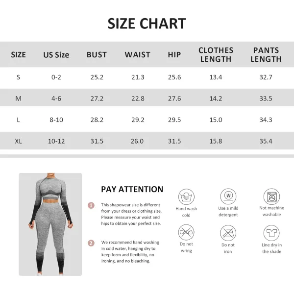 2 Piece Workout Sets for Women Long Sleeve Short Sleeve Yoga Outfits Seamless Ribbed Crop Top High Waist Legging