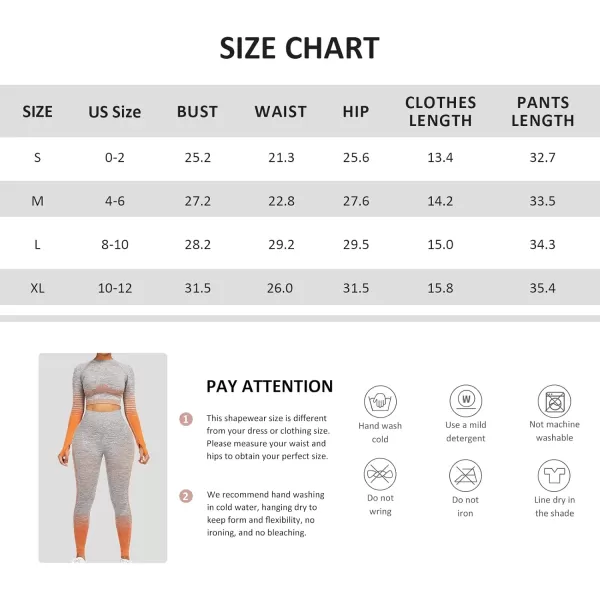 2 Piece Workout Sets for Women Long Sleeve Short Sleeve Yoga Outfits Seamless Ribbed Crop Top High Waist Legging