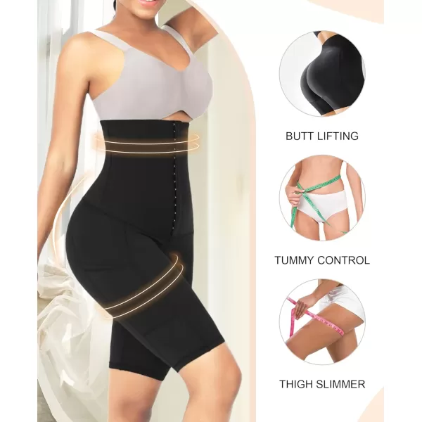 Body Shaper for Women Tummy Control High Waist Shapewear Faja Shorts Thigh Slimmer Corset Waist Trainer Pants