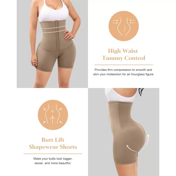 Body Shaper for Women Tummy Control High Waist Shapewear Faja Shorts Thigh Slimmer Corset Waist Trainer Pants