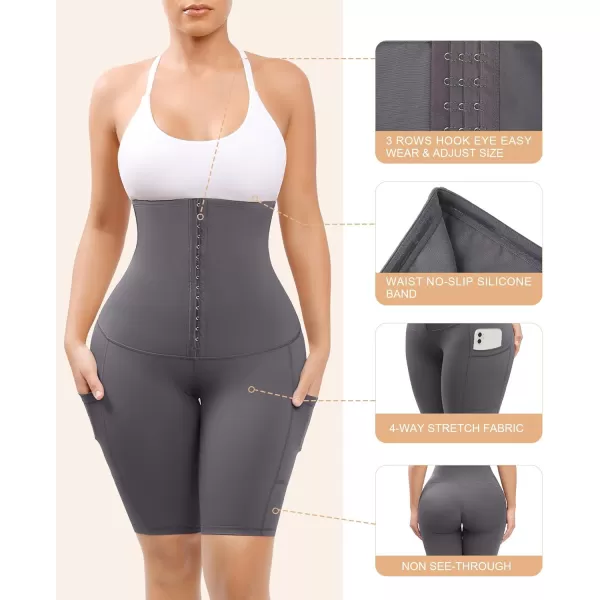 Body Shaper for Women Tummy Control High Waist Shapewear Faja Shorts Thigh Slimmer Corset Waist Trainer Pants