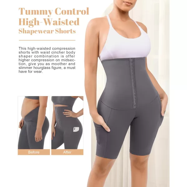 Body Shaper for Women Tummy Control High Waist Shapewear Faja Shorts Thigh Slimmer Corset Waist Trainer Pants