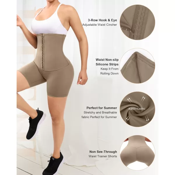 Body Shaper for Women Tummy Control High Waist Shapewear Faja Shorts Thigh Slimmer Corset Waist Trainer Pants