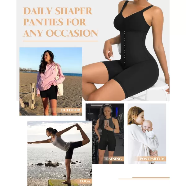 Body Shaper for Women Tummy Control High Waist Shapewear Faja Shorts Thigh Slimmer Corset Waist Trainer Pants