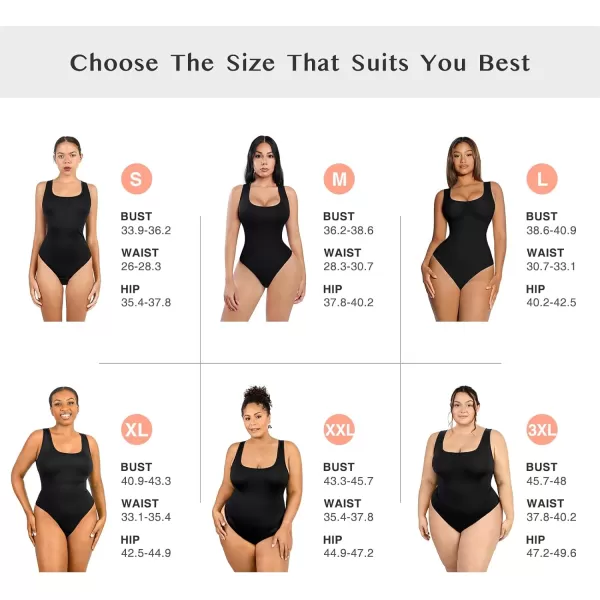 Bodysuit for Women Tummy Control Seamless Fashion Going Out Sleeveless Tank Tops Bodysuit