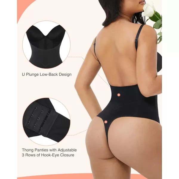 Bodysuit for Women Tummy Control Thong Sheer Mesh Corset Top Backless Party Evening Dress White Wedding Bodysuits