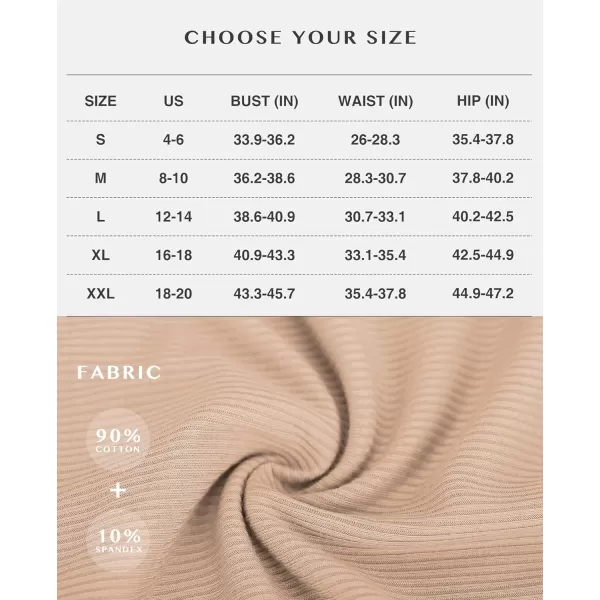 Built-in Bra Bodysuits for Women Sleeveless Ribbed Thong Bodysuit Summer Going Out Tank Tops