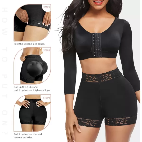 Butt Lifter Panties Hip Enhancer Shapewear Tummy Control Body Shaper Faja Shorts