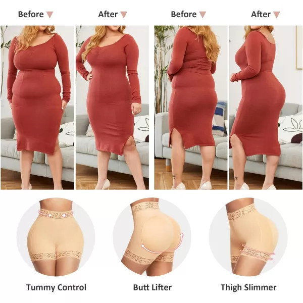 Butt Lifter Panties Hip Enhancer Shapewear Tummy Control Body Shaper Faja Shorts