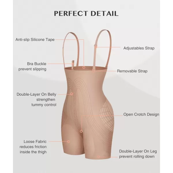 Butt Lifting Shapewear Fajas Colombianas Body Shaper for Women Tummy Control High Waist Fajas