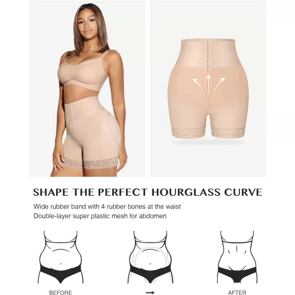 Butt Lifting Shapewear for Women Tummy Control Body Shaper Faja Shorts Butt Hip Enhancer Shapewear Panties