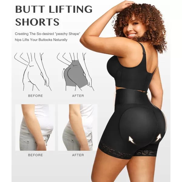 Butt Lifting Shapewear for Women Tummy Control Body Shaper Faja Shorts Butt Hip Enhancer Shapewear Panties