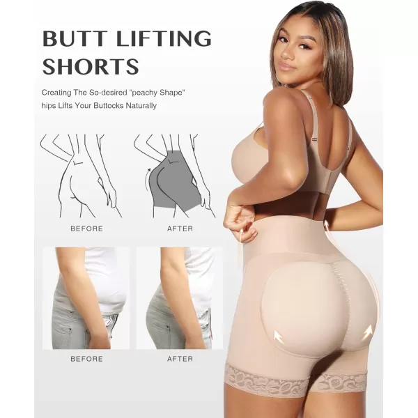 Butt Lifting Shapewear for Women Tummy Control Body Shaper Faja Shorts Butt Hip Enhancer Shapewear Panties