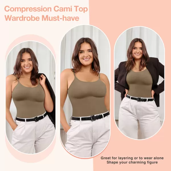 Camisole for Women Tummy Control Cami Shaper Seamless Compression Tank Top Shapewear for Women