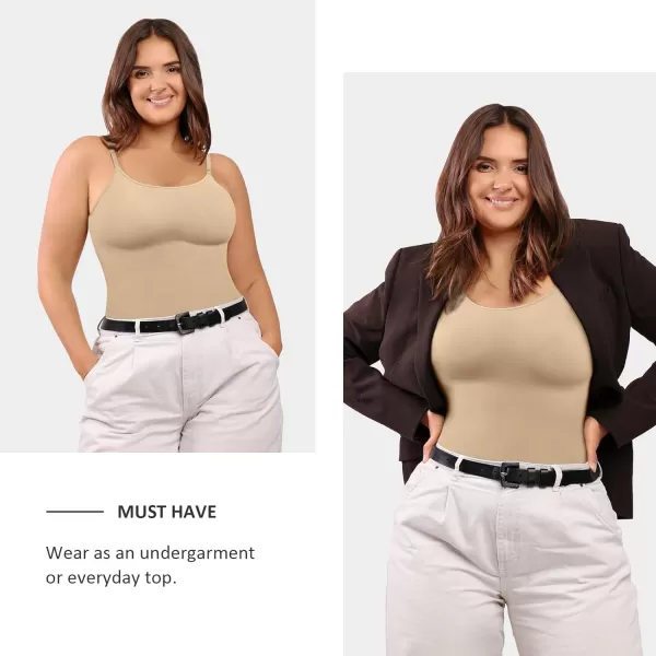 Camisole for Women Tummy Control Cami Shaper Seamless Compression Tank Top Shapewear for Women