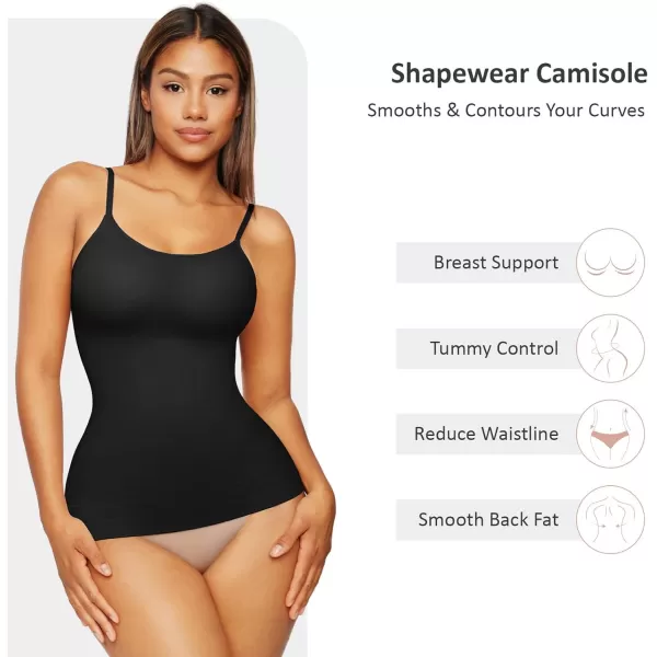 Camisole for Women Tummy Control Cami Shaper Seamless Compression Tank Top Shapewear for Women