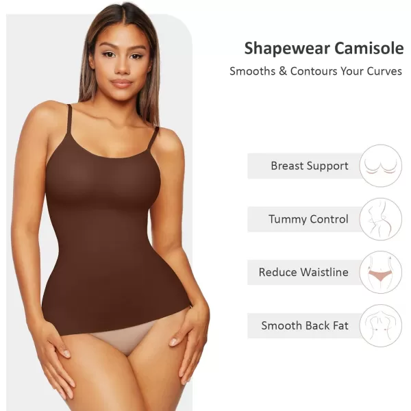 Camisole for Women Tummy Control Cami Shaper Seamless Compression Tank Top Shapewear for Women