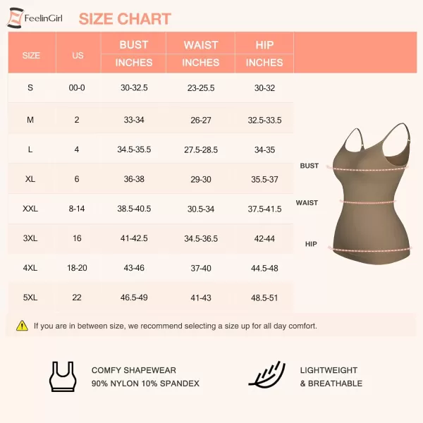 Camisole for Women Tummy Control Cami Shaper Seamless Compression Tank Top Shapewear for Women