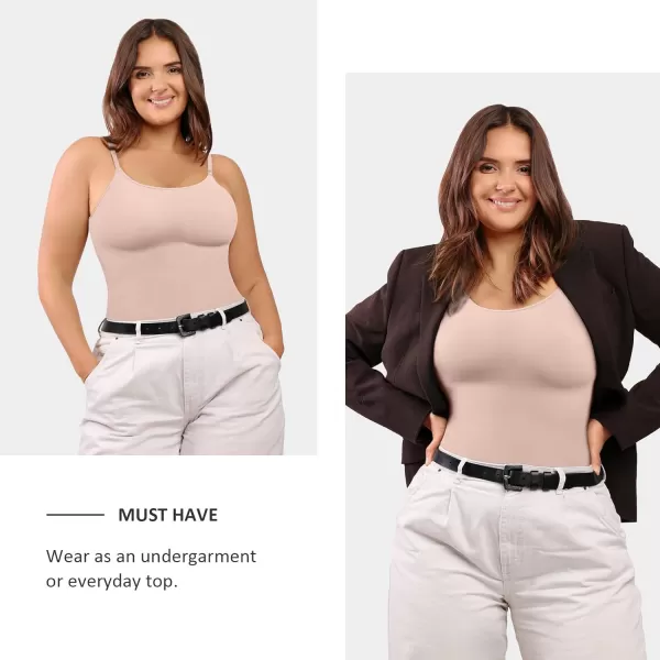 Camisole for Women Tummy Control Cami Shaper Seamless Compression Tank Top Shapewear for Women
