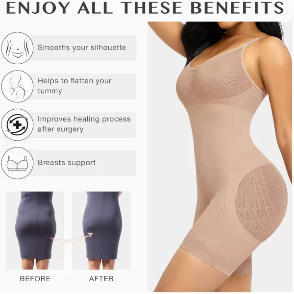 Fajas Colombianas Full Body Shaper for Women Tummy Control Butt Lifting Shapewear Post Surgery Compression Garment